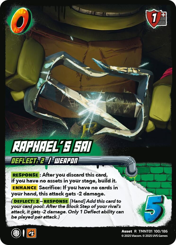 Raphael's Sai (TMNT01 100/186) (Teenage Mutant Ninja Turtles)