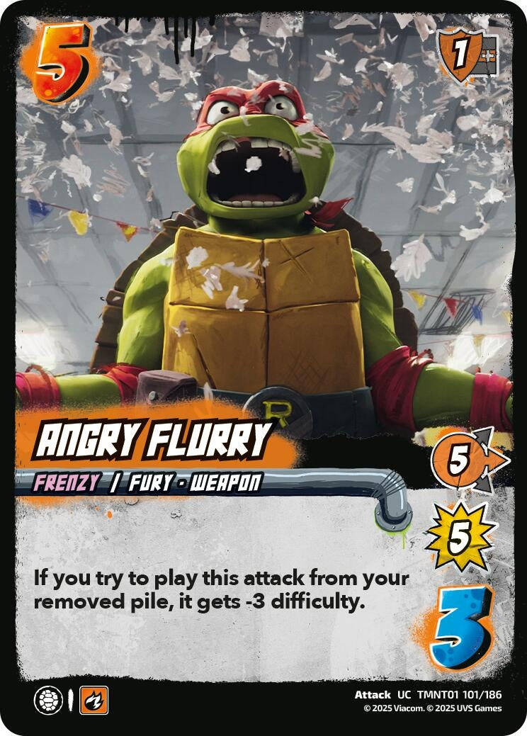 Angry Flurry (TMNT01 101/186) (Teenage Mutant Ninja Turtles)