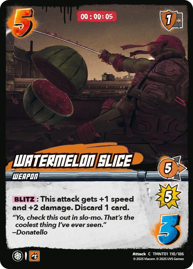 Watermelon Slice (TMNT01 110/186) (Teenage Mutant Ninja Turtles)