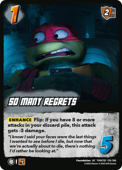 So Many Regrets (TMNT01 119/186) (Teenage Mutant Ninja Turtles)