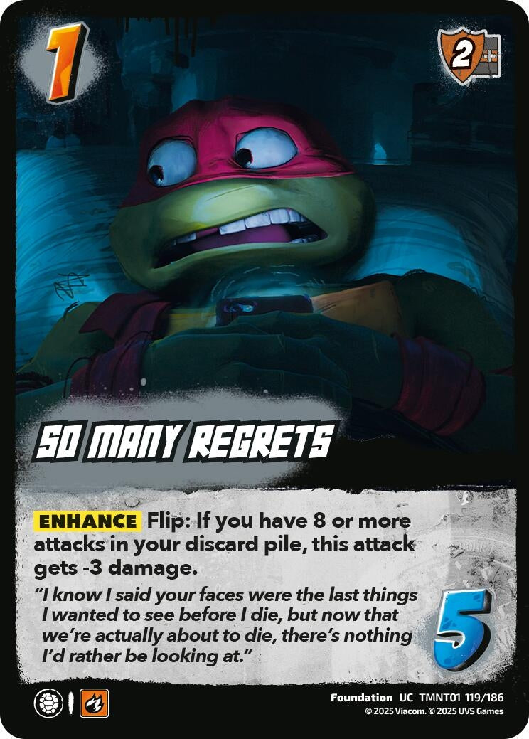 So Many Regrets (TMNT01 119/186) (Teenage Mutant Ninja Turtles)