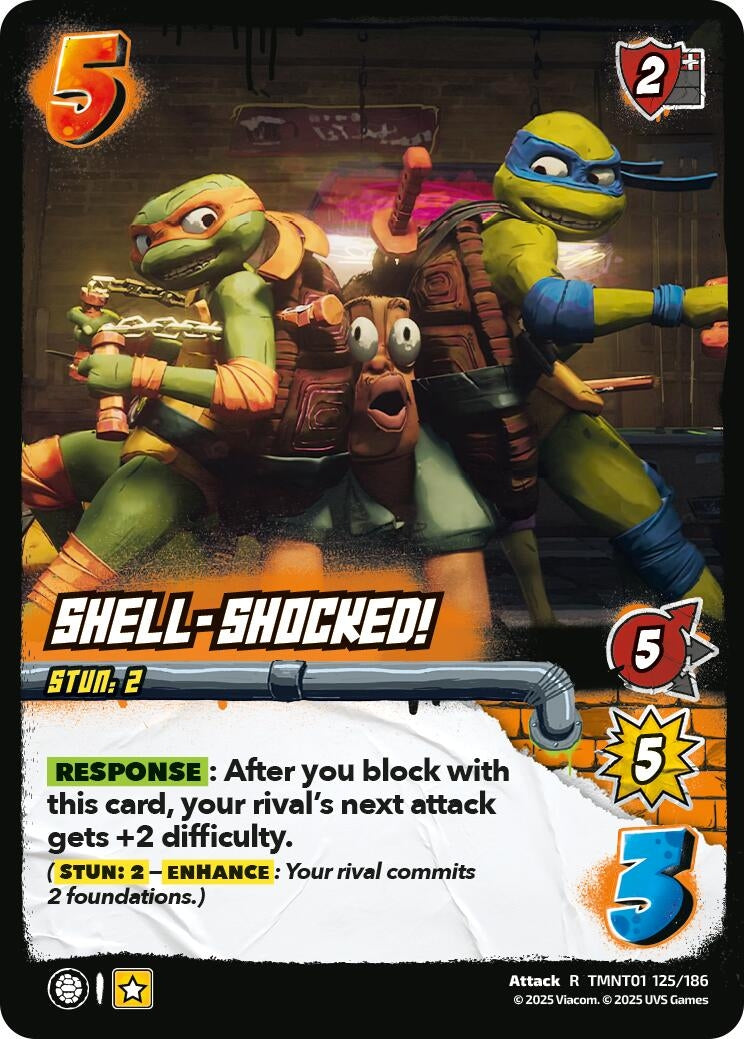 Shell-Shocked! (TMNT01 125/186) (Teenage Mutant Ninja Turtles)