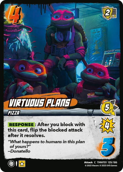 Virtuous Plans (TMNT01 129/186) (Teenage Mutant Ninja Turtles)