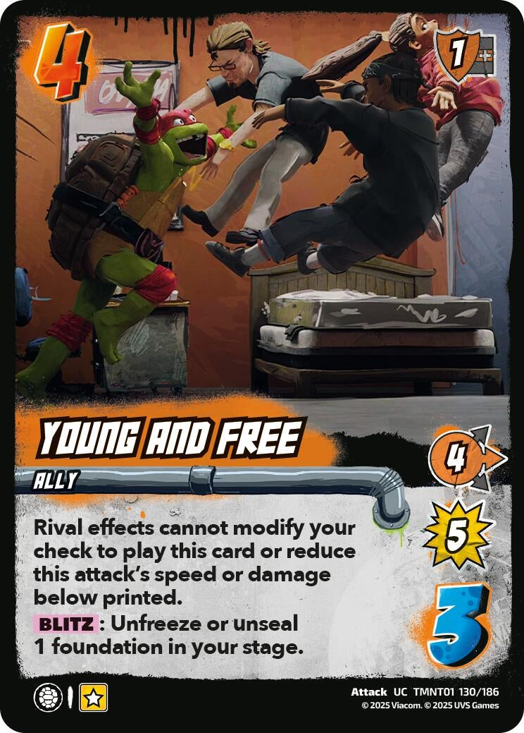 Young and Free (TMNT01 130/186) (Teenage Mutant Ninja Turtles)