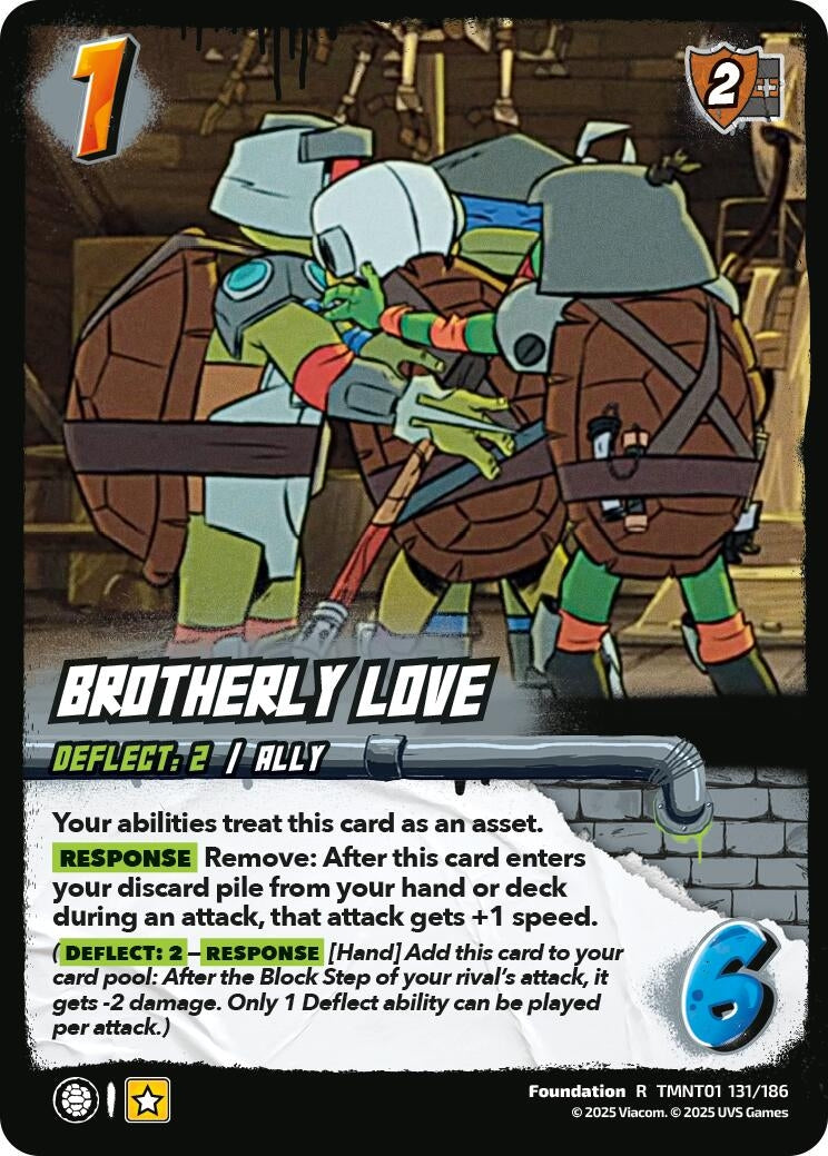 Brotherly Love (TMNT01 131/186) (Teenage Mutant Ninja Turtles)