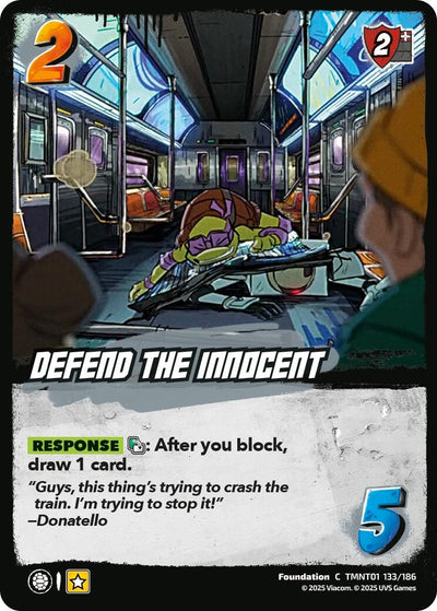 Defend the Innocent (TMNT01 133/186) (Teenage Mutant Ninja Turtles)