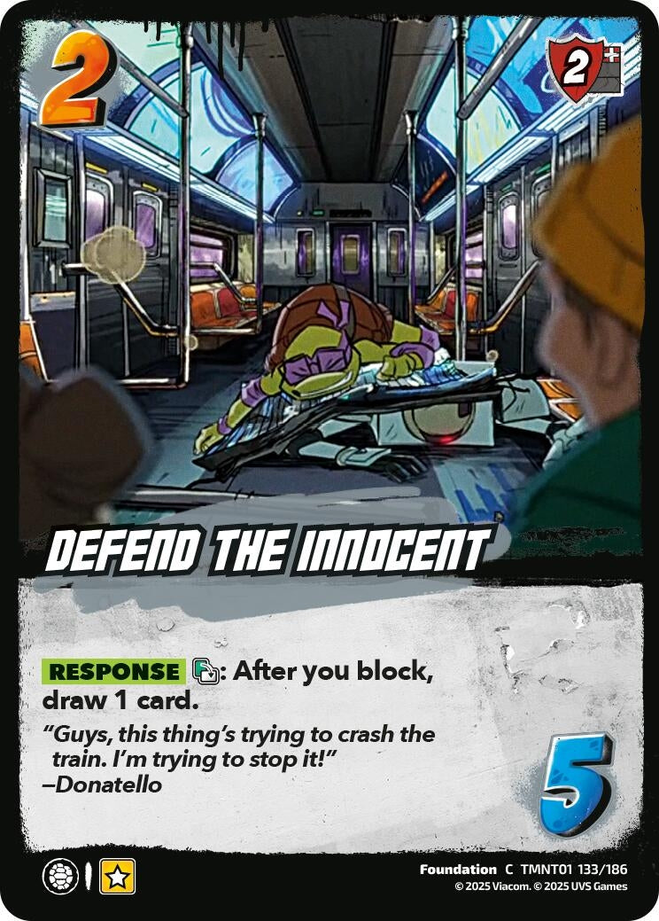 Defend the Innocent (TMNT01 133/186) (Teenage Mutant Ninja Turtles)