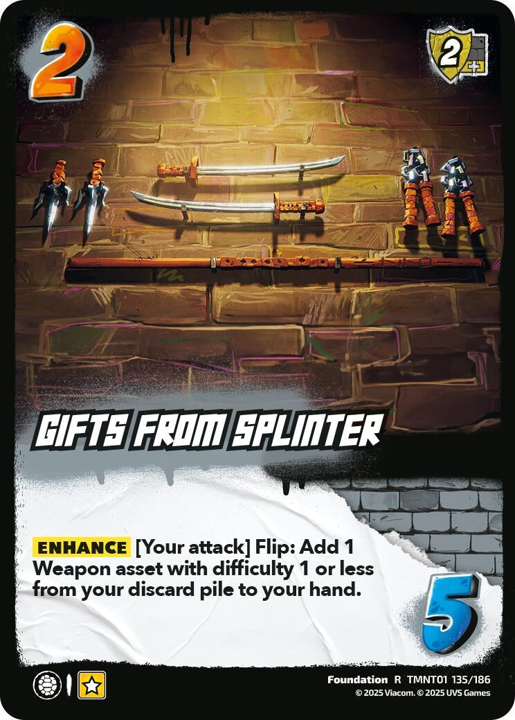 Gifts from Splinter (TMNT01 135/186) (Teenage Mutant Ninja Turtles)