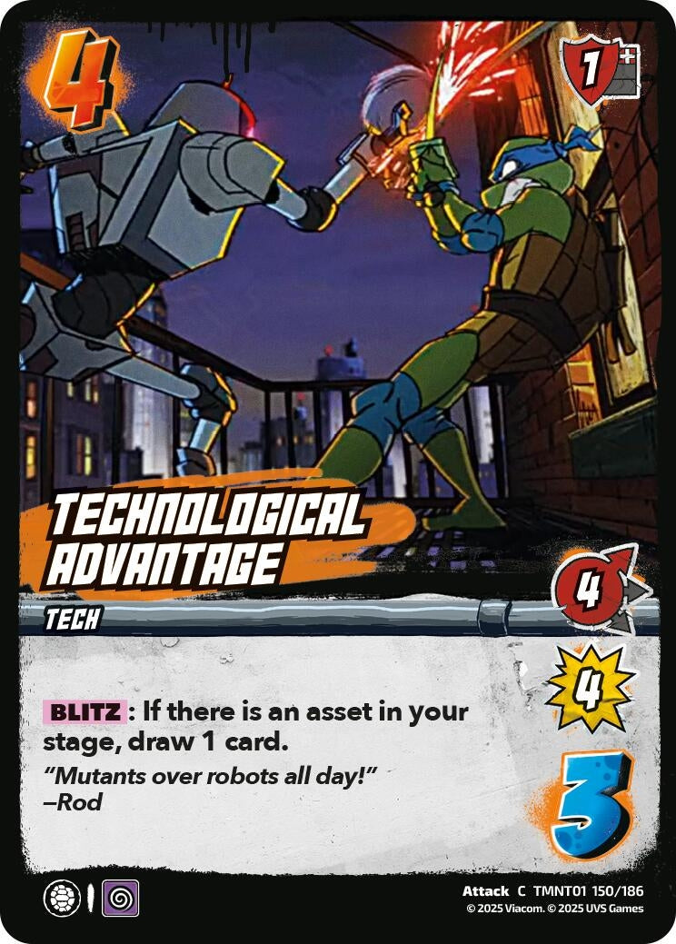 Technological Advantage (TMNT01 150/186) (Teenage Mutant Ninja Turtles)