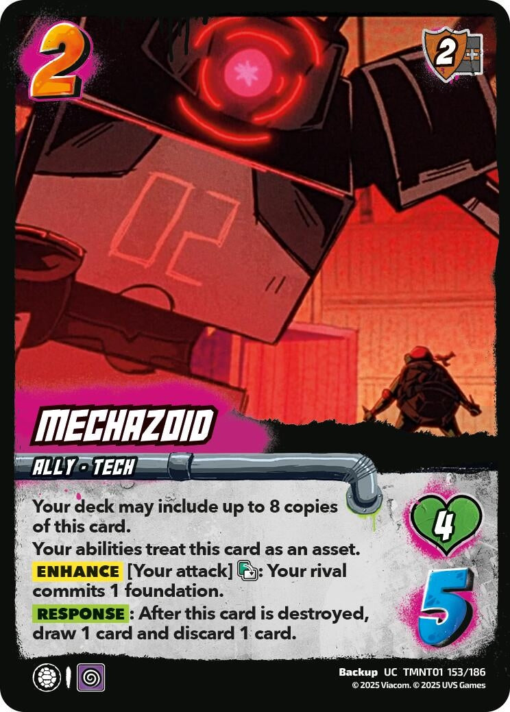 Mechazoid (TMNT01 153/186) (Teenage Mutant Ninja Turtles)