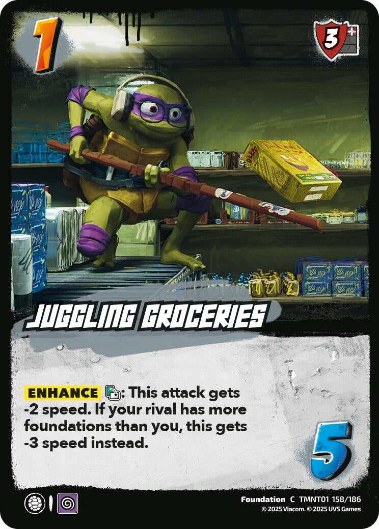 Juggling Groceries (TMNT01 158/186) (Teenage Mutant Ninja Turtles)