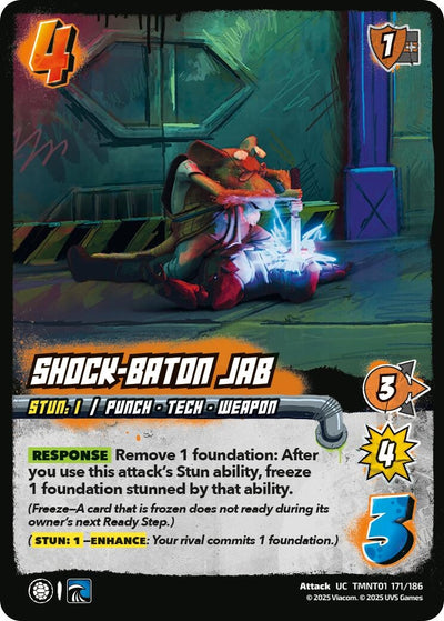Shock-Baton Jab (TMNT01 171/186) (Teenage Mutant Ninja Turtles)