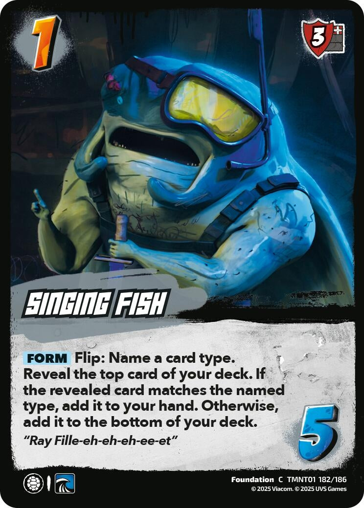 Singing Fish (TMNT01 182/186) (Teenage Mutant Ninja Turtles)