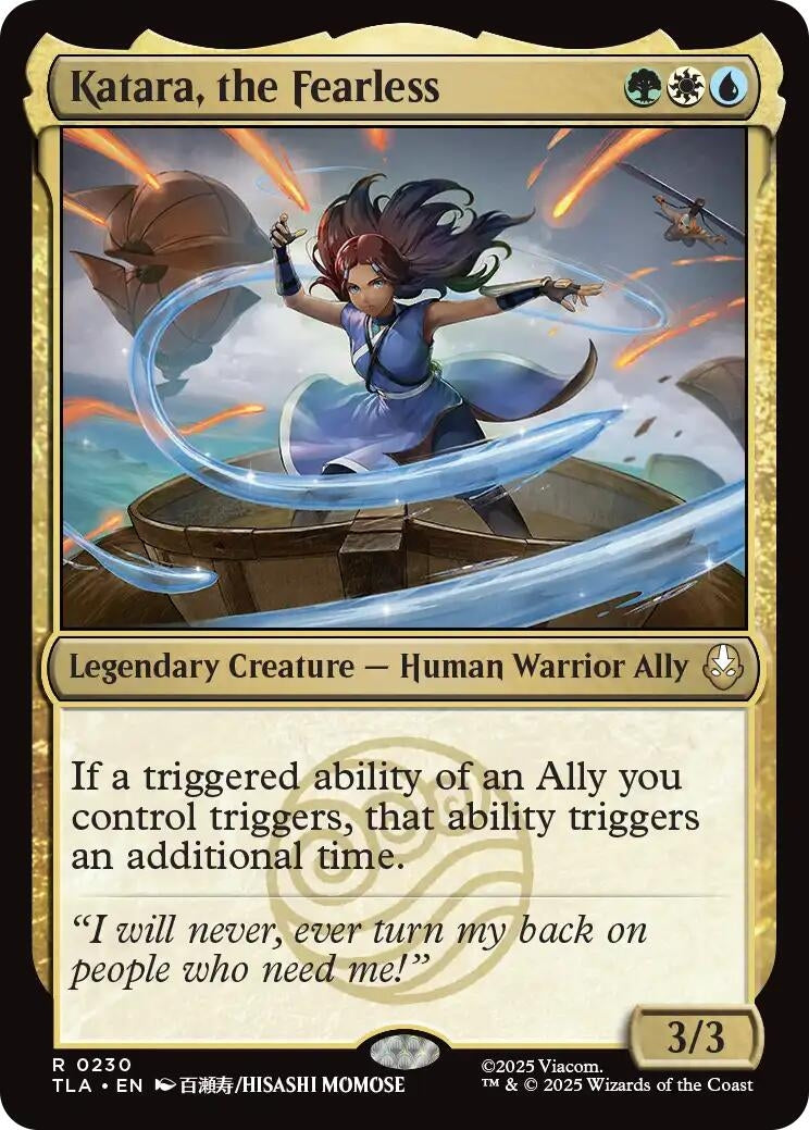 Image for Katara, the Fearless (230) (Avatar: The Last Airbender) - Magic: The Gathering