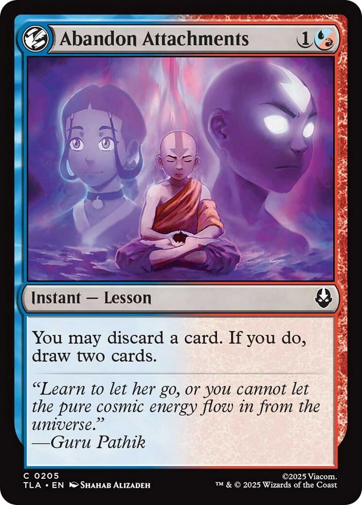 Image for Abandon Attachments (205) (Avatar: The Last Airbender) - Magic: The Gathering