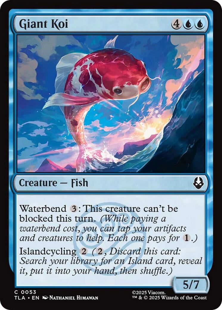 Image for Giant Koi (53) (Avatar: The Last Airbender) - Magic: The Gathering