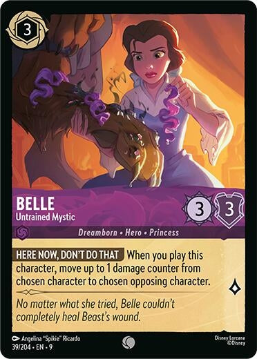 Image for Belle - Untrained Mystic (39/204) (Fabled) - Disney Lorcana