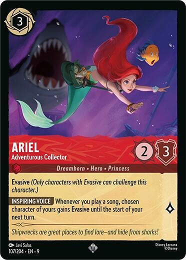 Image for Ariel - Adventurous Collector (107/204) (Fabled) - Disney Lorcana