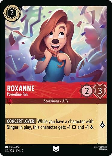 Image for Roxanne - Powerline Fan (113/204) (Fabled) - Disney Lorcana