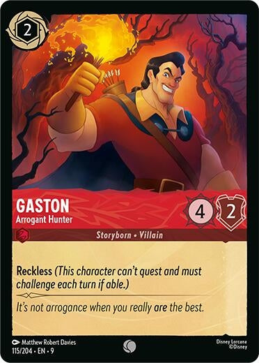 Image for Gaston - Arrogant Hunter (115/204) (Fabled) - Disney Lorcana