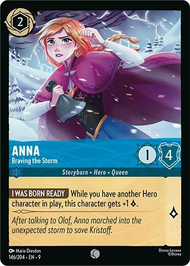 Image for Anna - Braving the Storm (146/204) (Fabled) - Disney Lorcana