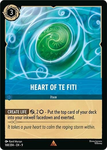 Image for Heart of Te Fiti (168/204) (Fabled) - Disney Lorcana