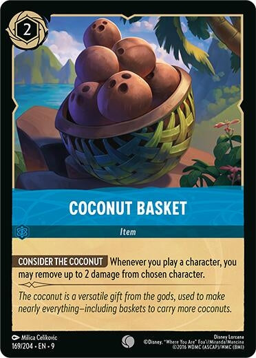 Image for Coconut Basket (169/204) (Fabled) - Disney Lorcana