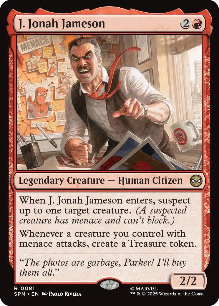 Image for J. Jonah Jameson (81) (Marvel's Spider-Man) - Magic: The Gathering