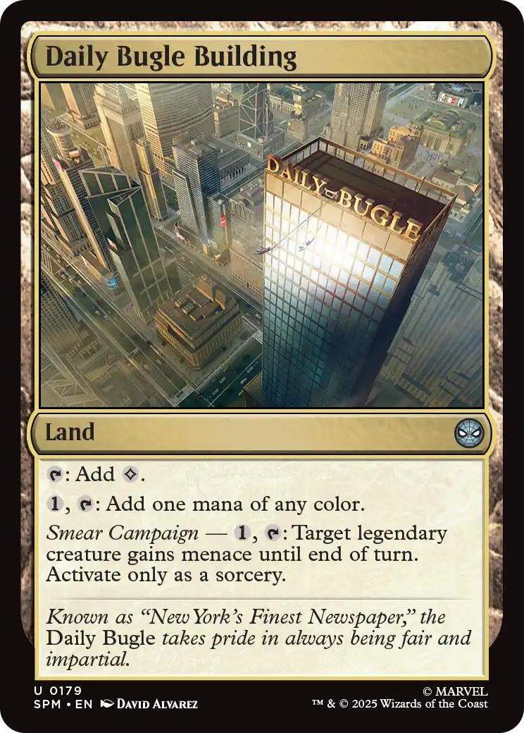 Image for Daily Bugle Building (179) (Marvel's Spider-Man) - Magic: The Gathering