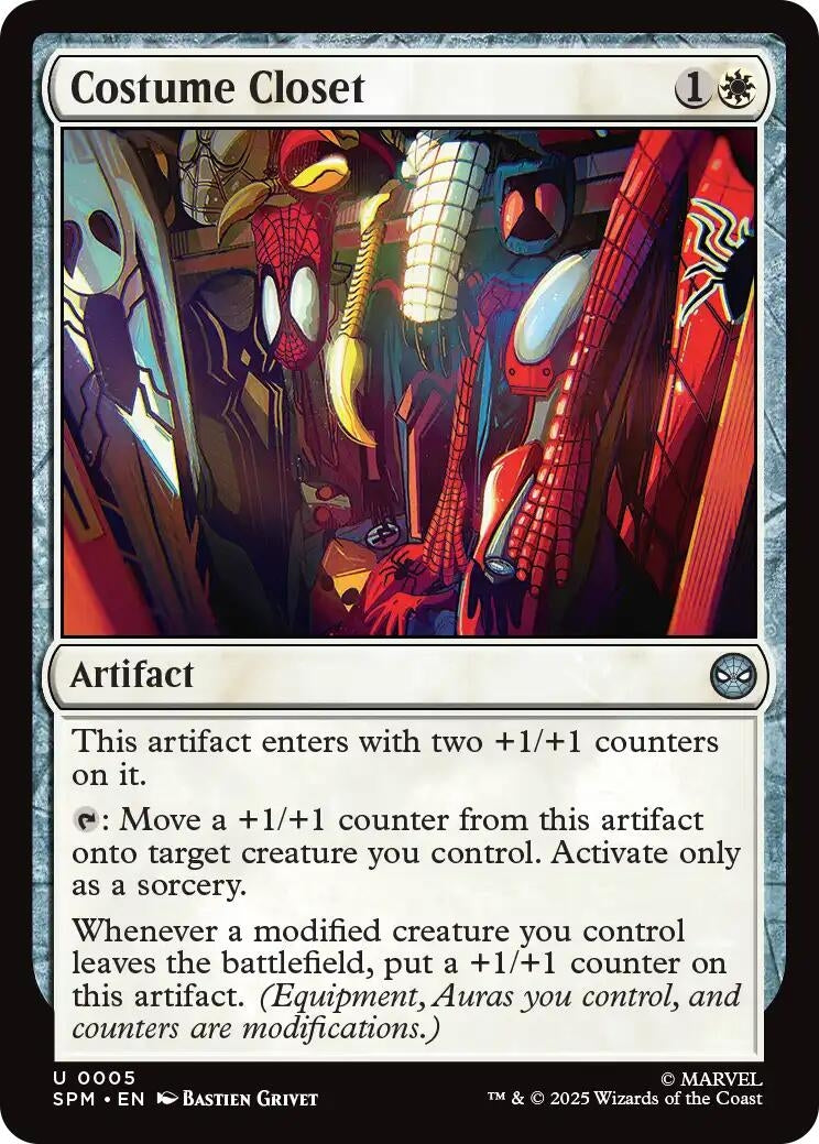 Image for Costume Closet (5) (Marvel's Spider-Man) - Magic: The Gathering
