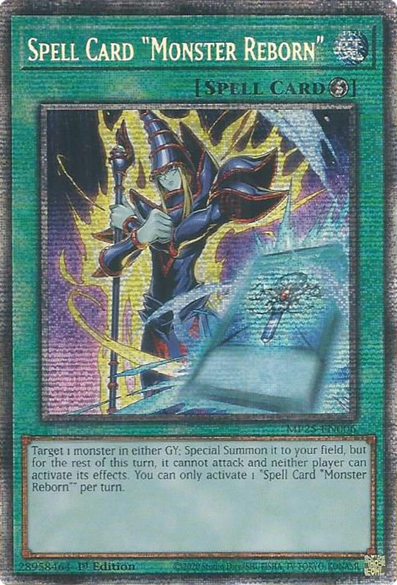 Spell Card "Monster Reborn" (MP25-EN006) (2025 Mega-Pack)