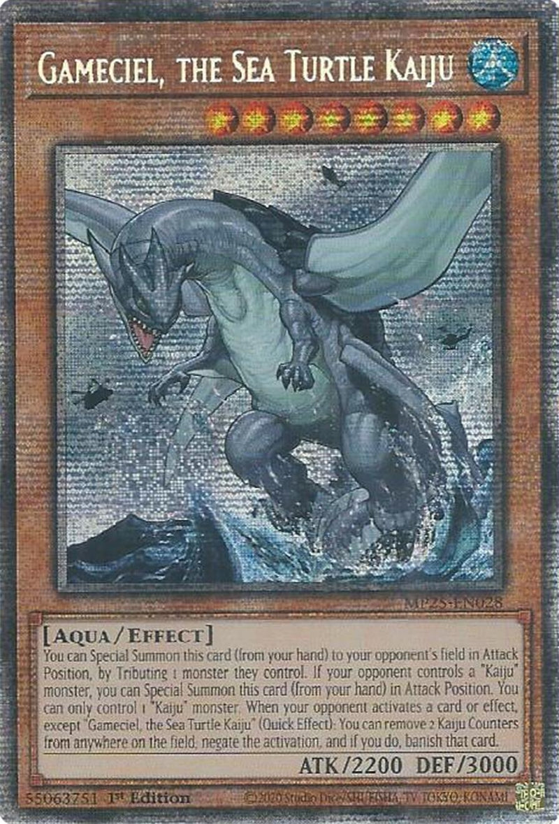 Gameciel, the Sea Turtle Kaiju (MP25-EN028) (2025 Mega-Pack)