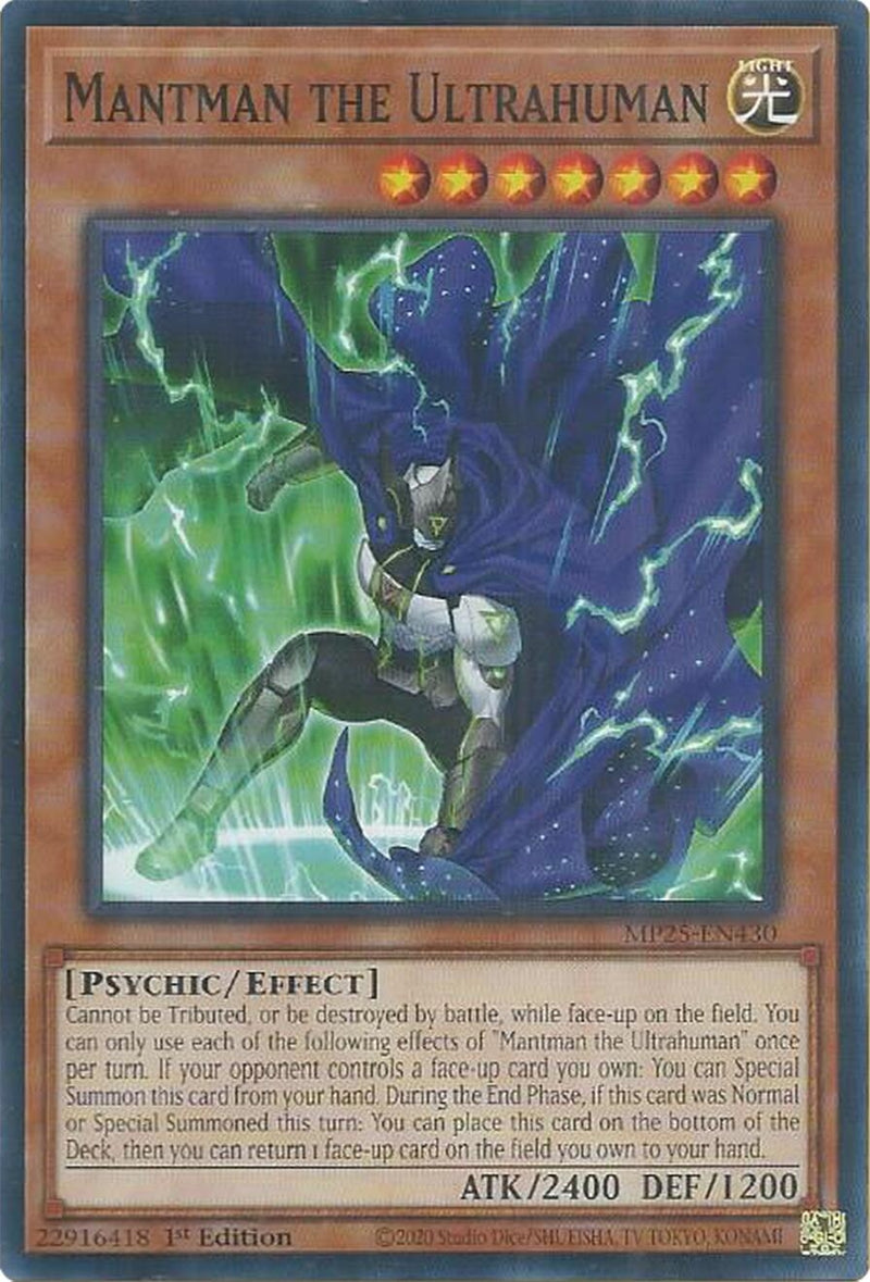 Mantman the Ultrahuman (MP25-EN430) (2025 Mega-Pack)