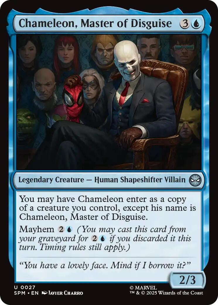Image for Chameleon, Master of Disguise (27) (Marvel's Spider-Man) - Magic: The Gathering