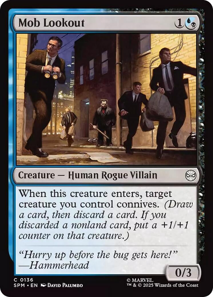 Image for Mob Lookout (136) (Marvel's Spider-Man) - Magic: The Gathering