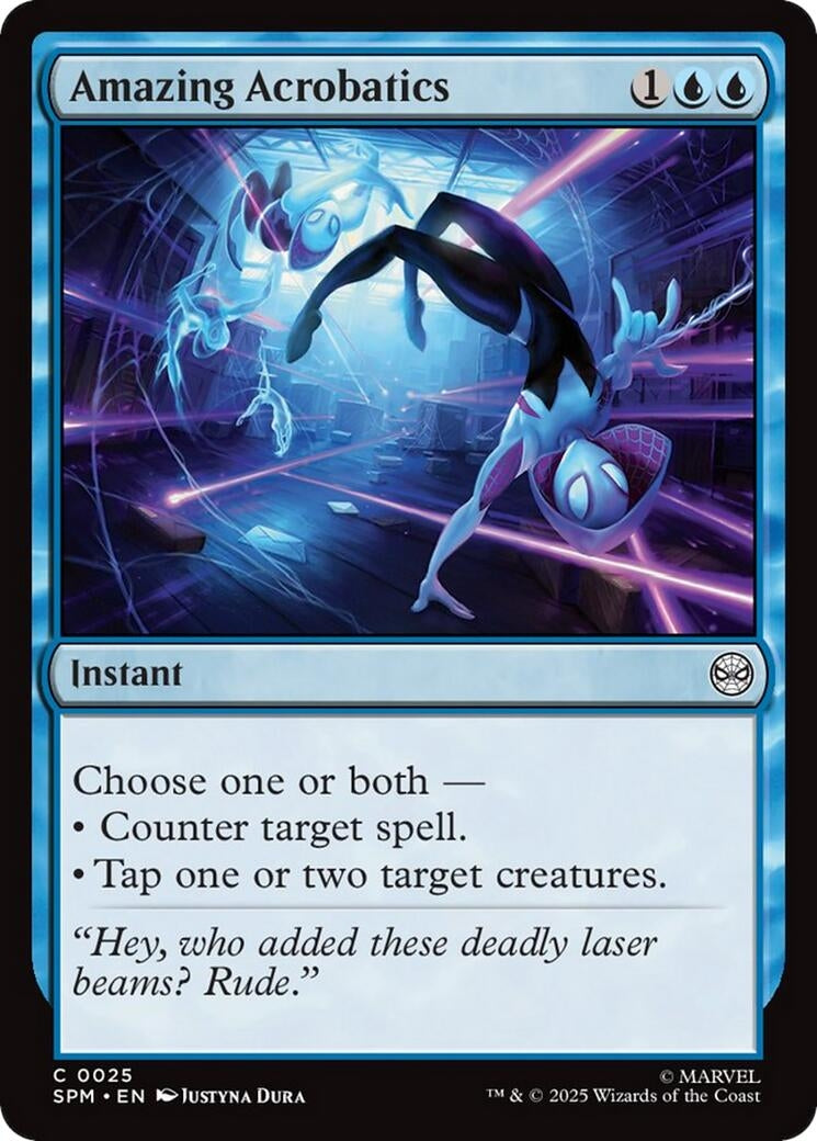 Image for Amazing Acrobatics (25) (Marvel's Spider-Man) - Magic: The Gathering