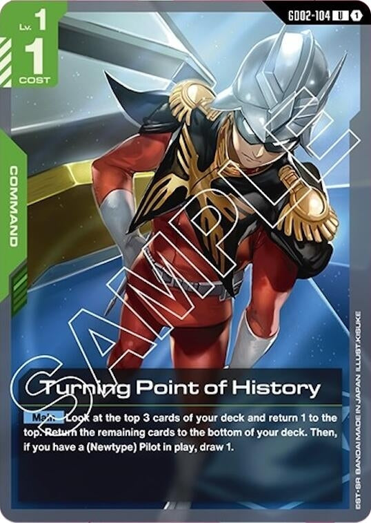 Image for Turning Point of History (GD02-104) (Dual Impact) - Gundam Card Game