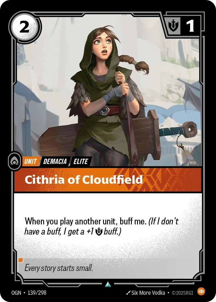 Image for Cithria of Cloudfield (139/298) (Origins) - Riftbound: League of Legends Trading Card Game