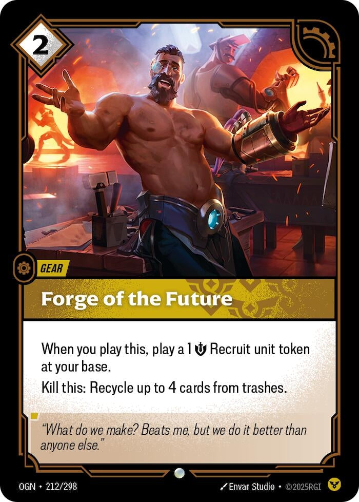 Image for Forge of the Future (212/298) (Origins) - Riftbound: League of Legends Trading Card Game
