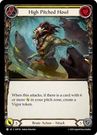 High Pitched Howl (Yellow) (SUP156) (Super Slam)