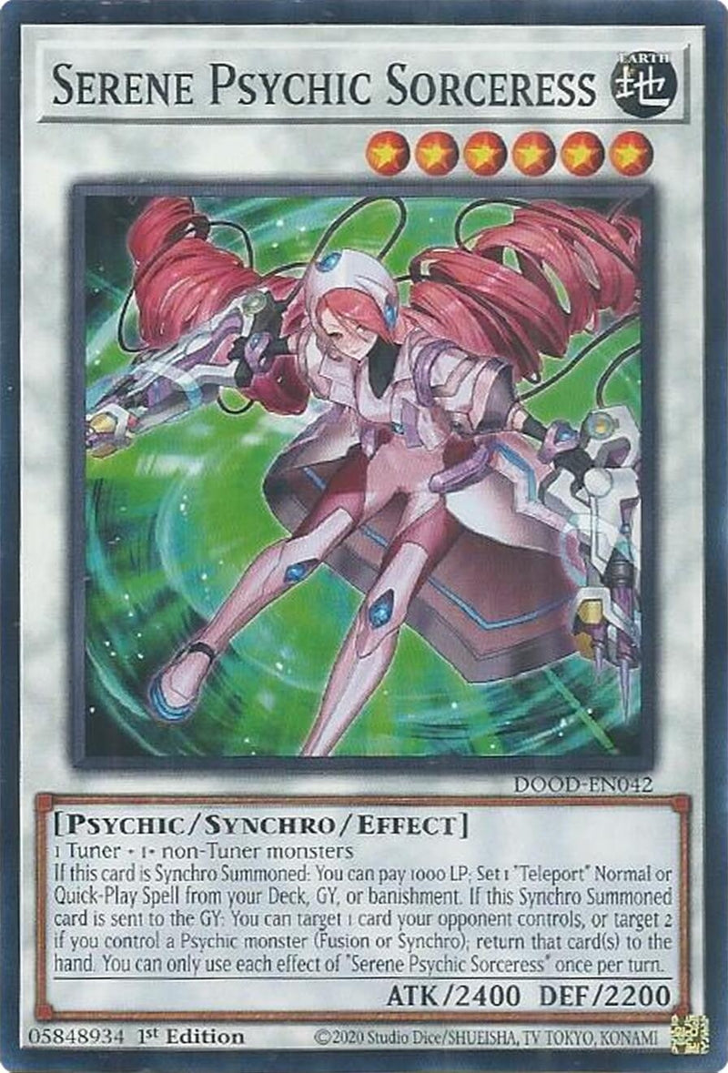 Serene Psychic Sorceress (DOOD-EN042) (Doom of Dimensions)