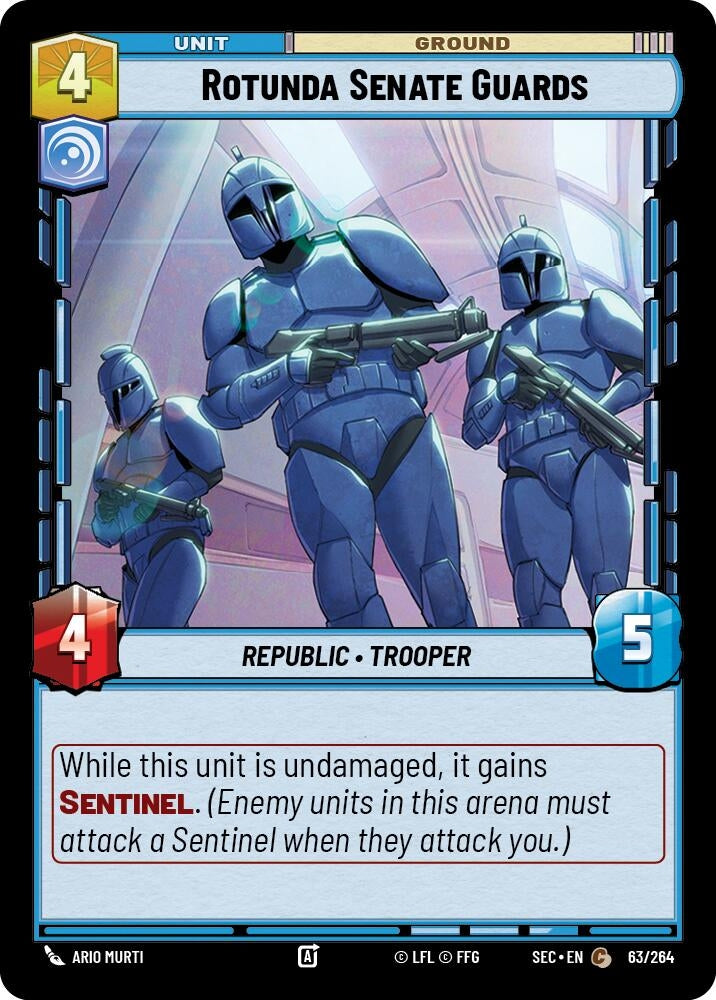 Image for Rotunda Senate Guards (63/264) (Secrets of Power) - Star Wars: Unlimited