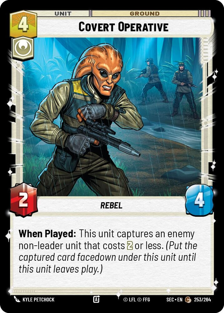 Image for Covert Operative (253/264) (Secrets of Power) - Star Wars: Unlimited