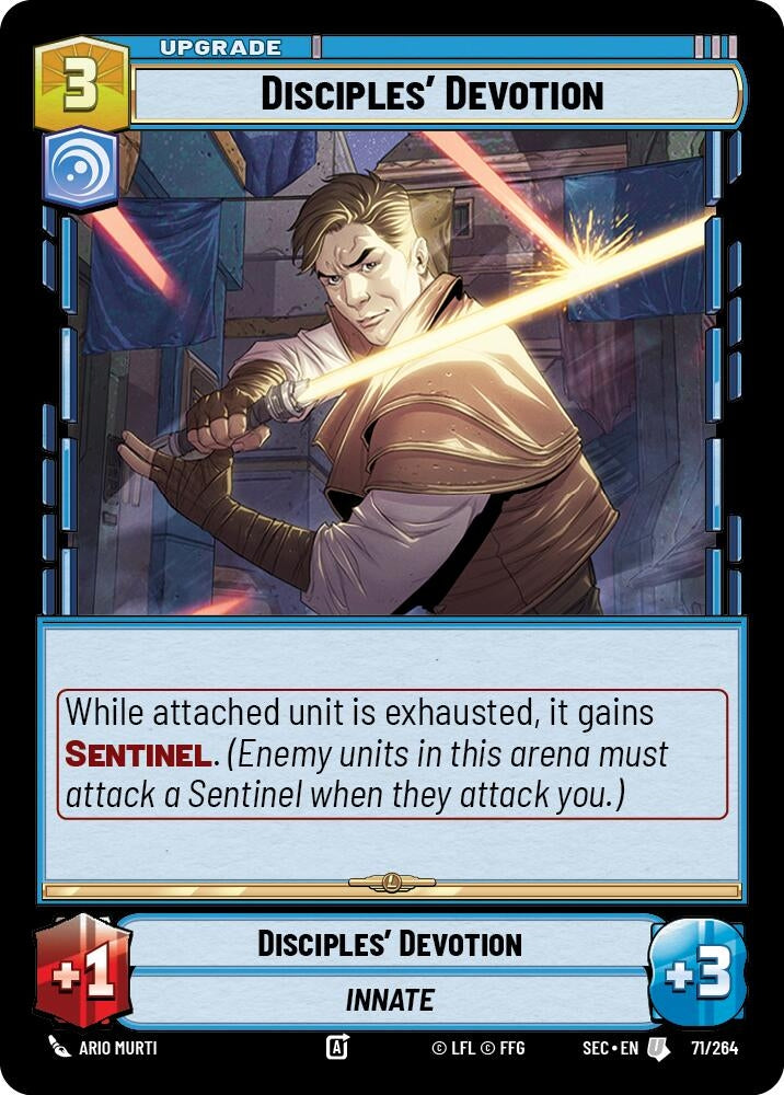 Image for Disciples' Devotion (71/264) (Secrets of Power) - Star Wars: Unlimited