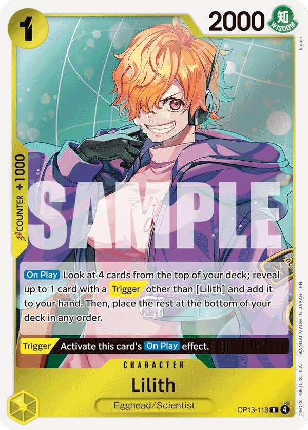 Lilith (OP13-113) (Carrying On His Will)