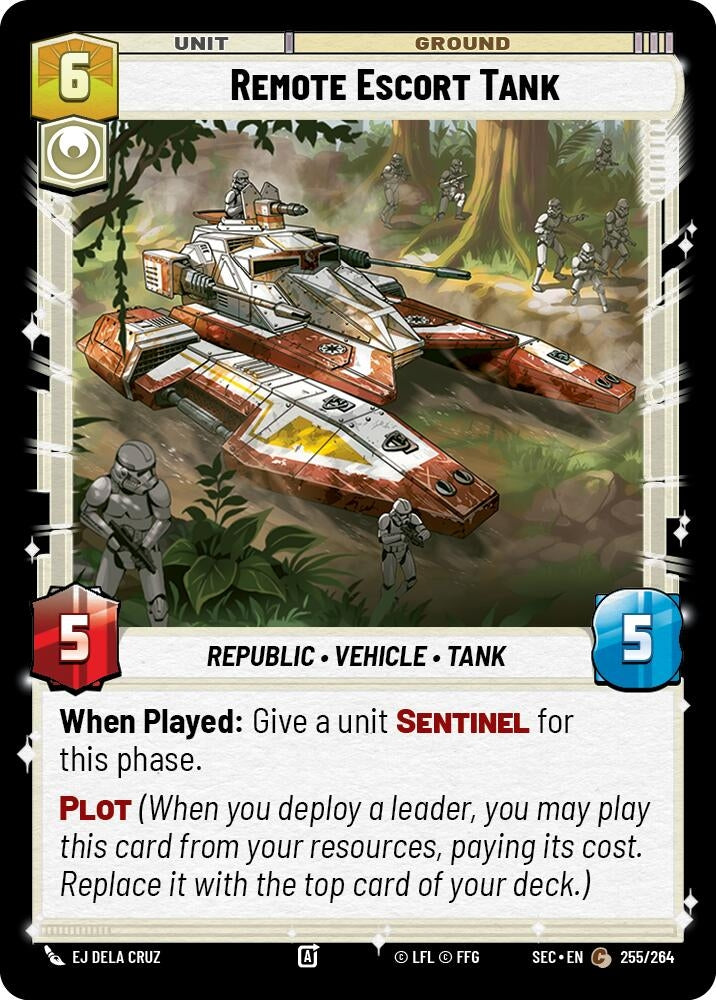 Image for Remote Escort Tank (255/264) (Secrets of Power) - Star Wars: Unlimited