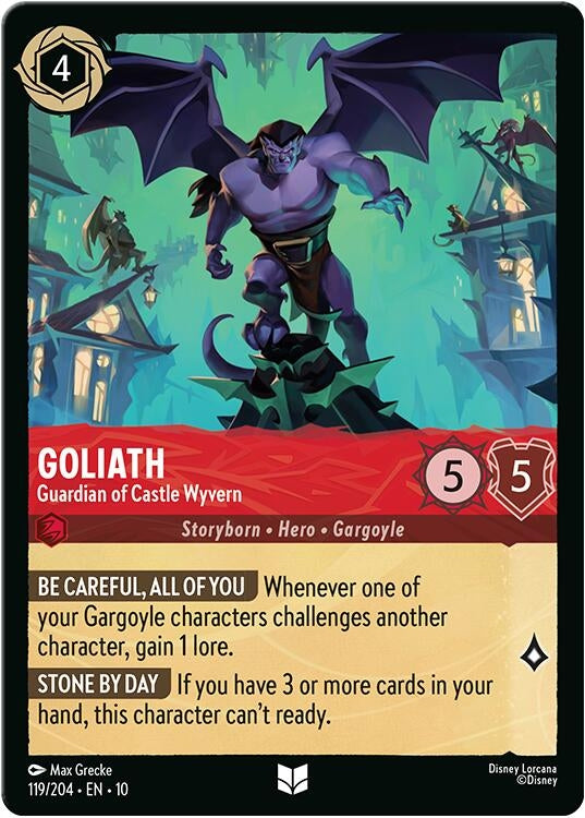 Image for Goliath - Guardian of Castle Wyvern (119/204) (Whispers in the Well) - Disney Lorcana