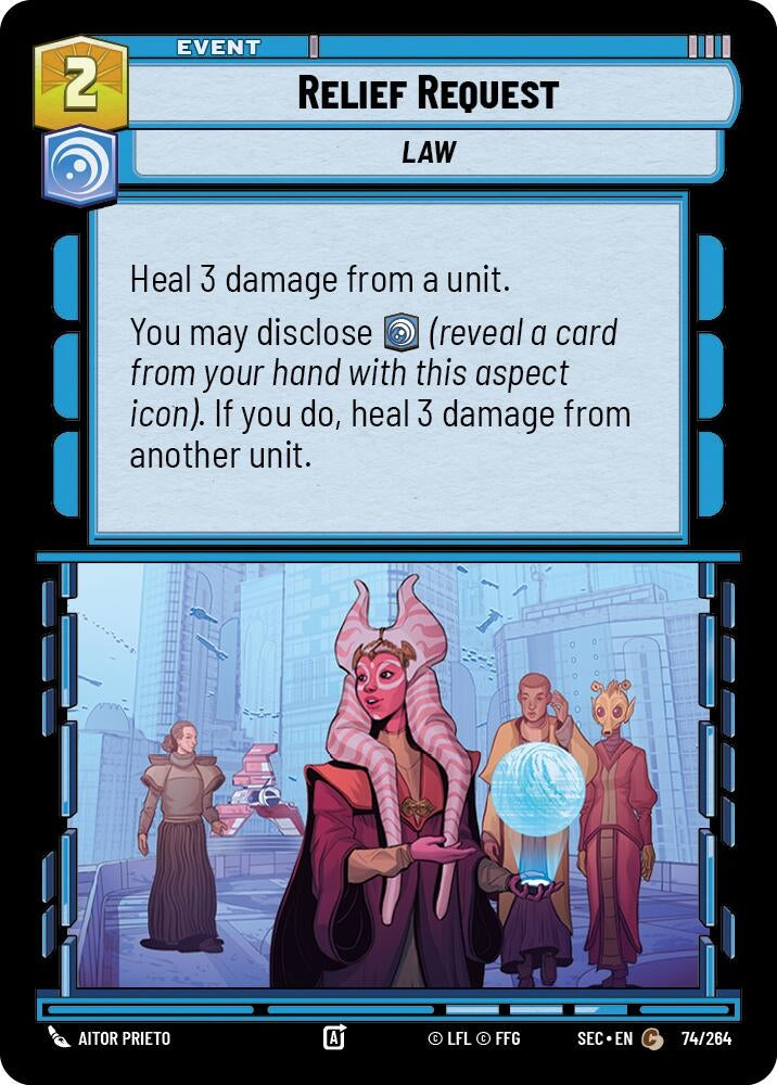 Image for Relief Request (74/264) (Secrets of Power) - Star Wars: Unlimited