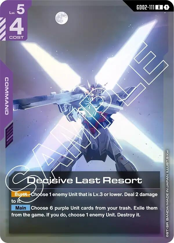 Decisive Last Resort (GD02-111) (Dual Impact)