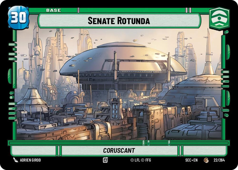 Image for Senate Rotunda // Experience (22/264 // T02/T02) (Secrets of Power) - Star Wars: Unlimited